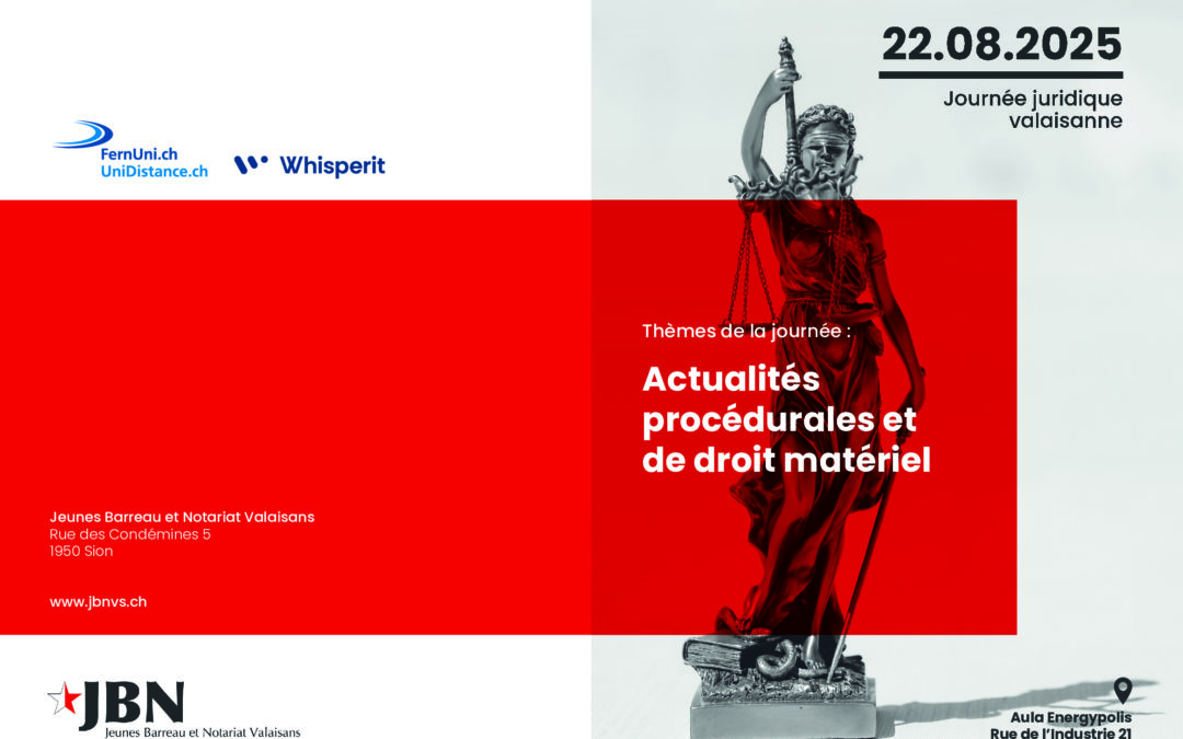 Journée juridique valaisanne 2025